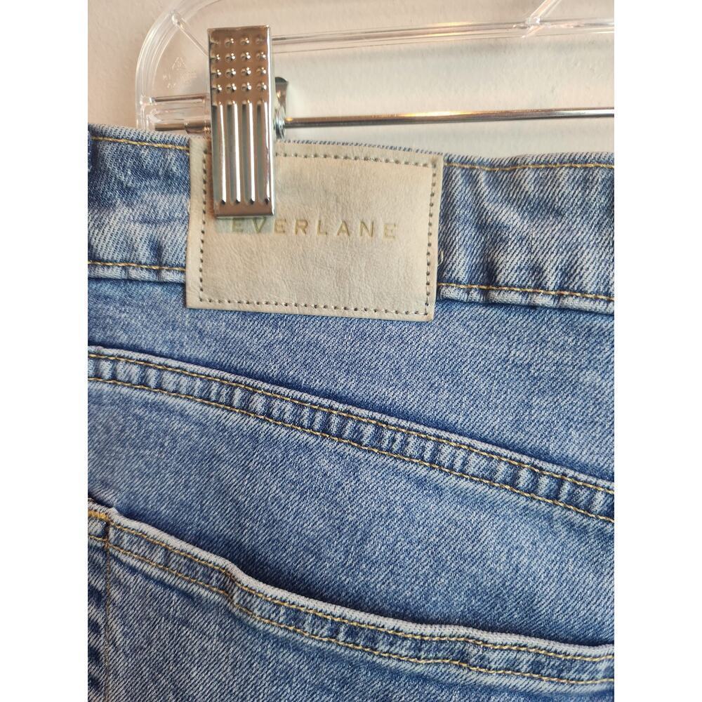 Everlane Womens Curvy Cheeky Jean light wash sz 32 slimming comfort ankle - Picture 5 of 9